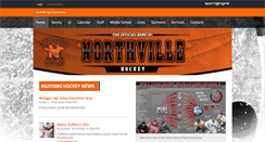 Desktop Screenshot of northvillehockey.org