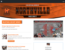Tablet Screenshot of northvillehockey.org